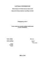 Prakses atskaite 'Prakse pirmsskolas izglītības iestādē bērniem ar redzes traucējumiem', 2.