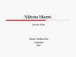 Prezentācija 'Ņūtona likumi', 1.