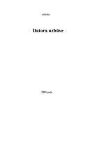 Referāts 'Datora uzbūve', 1.