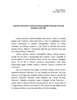 Referāts 'Latviešu strēlnieku vēstures historiogrāfija Padomju Krievijāstarpkaru periodā', 1.