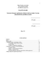 Diplomdarbs 'Interneta lietojums izglītošanās mērķiem skolā un mājās: Latvijas sākumskolnieku', 1.