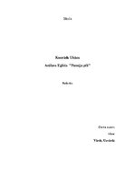 Eseja 'Konrāds Ubāns Anšlava Eglīša darbā "Pansija pilī"', 1.