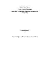 Referāts 'Compounds', 1.