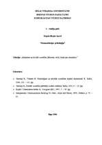 Konspekts 'Saskarsme un sociālā uzvedība', 1.