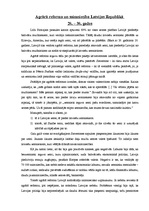 Eseja 'Agrārā reforma un saimniecība Latvijas Republikā 20.-30.gados', 1.