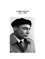 Eseja 'Man tuvākā tēma O.Vācieša dzejā', 1.