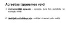 Prezentācija 'Agresija, tās cēloņi un teorijas', 3.