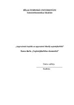 Referāts 'Apgrozāmais kapitāls un apgrozāmie līdzekļi uzņēmējdarbībā', 1.