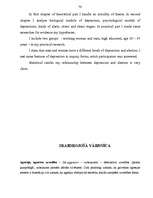 Diplomdarbs 'Depresijas dziļuma pakāpes saistība ar trauksmes līmeni', 74.