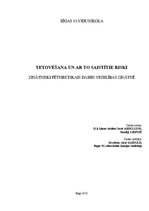 Referāts 'Tetovēšana un ar to saistītie riski', 1.