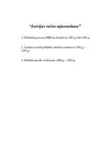 Referāts 'Latvijas valsts atjaunošana', 1.