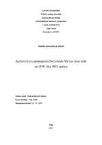 Referāts 'Antisemītisma propaganda nacistiskās Vācijas kino laikā no 1939. līdz 1945.gadam', 1.