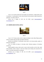 Referāts 'Viesnīcu veidi un to raksturojums Liepājā', 16.