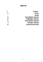 Konspekts 'Ķīmisko reakciju veidi', 2.