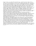 Eseja 'Hugs not Drugs', 1.