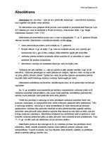 Konspekts 'Absolūtisms', 1.