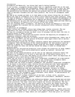 Eseja 'Consumption - the Uses of Thinks', 1.