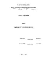Referāts 'Latvijas valsts parāds', 1.