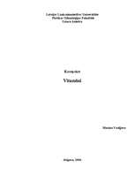 Referāts 'Vitamīni ', 1.