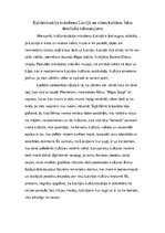 Eseja 'Kultūrsituācija mūsdienu Latvijā un viena kultūras fakta detalizēts raksturojums', 1.