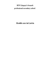 Referāts 'Health Care System in Latvia', 1.