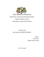 Prakses atskaite 'Pirmais praktiskais darbs. Operētājsistēmas', 1.