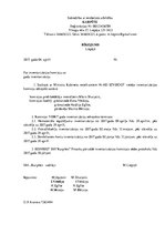 Paraugs 'Inventarizācijas rīkojums "Par inventarizācijas komisiju un  gada inventarizācij', 1.