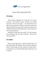 Konspekts 'Pasaules Tūrisma organizācija (PTO)', 1.