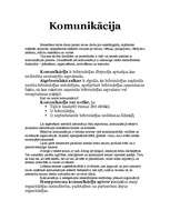 Konspekts 'Komunikācija', 1.
