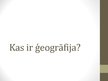 Prezentācija 'Kas ir ģeogrāfija. Ričards Hartšorns', 1.