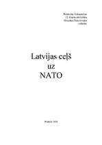 Referāts 'Latvijas ceļš uz NATO', 1.