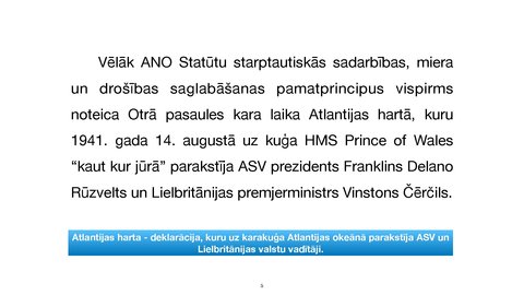 Prezentācija 'Apvienoto Nāciju Organizācijas
tiesiskais statuss un kompetence', 5.