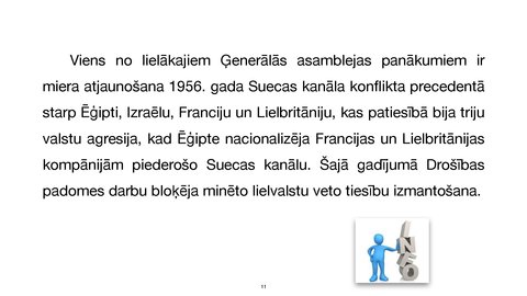 Prezentācija 'Apvienoto Nāciju Organizācijas
tiesiskais statuss un kompetence', 11.
