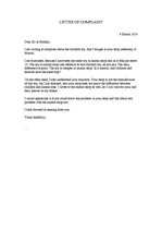 Paraugs 'Letter of Complaint', 1.