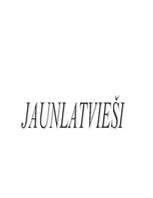 Konspekts 'Jaunlatviešu kustība', 1.