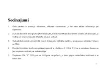 Konspekts 'SIA X gada pārskats', 13.