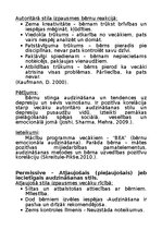 Konspekts 'Vecāku audzināšanas stili', 3.