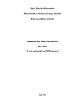 Referāts 'Pasīvie optiskie tīkli un WDM loma tajos', 1.