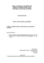 Konspekts 'Politiskās partijas un interešu grupas. Pilsoniskā sabiedrība', 1.