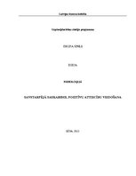 Eseja 'Savstarpējā saskarsme', 1.