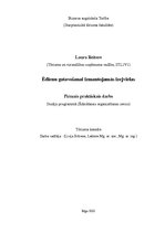 Referāts 'Ēdienu gatavošanai izmantojamās izejvielas', 1.