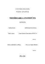 Referāts 'Tiesībsarga institūts', 1.