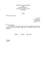 Paraugs 'Lietišķā vēstule', 1.