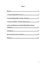 Referāts 'Latvijas Republikas Saeimas vēlēšanas: procentuālā barjera', 2.