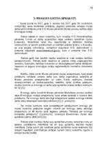 Prakses atskaite 'Muitas procesu vadības daļas kinoloģijas nodaļa', 14.