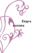 Referāts 'Ekspresionisms', 1.