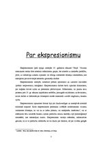 Referāts 'Ekspresionisms', 3.