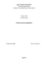 Referāts 'Fizisko personu noguldījumi', 1.