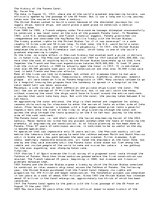 Eseja 'The History of the Panama Canal', 1.