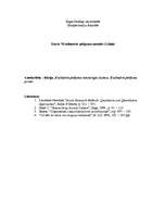 Konspekts 'Kvalitatīvā pētījuma raksturīgās iezīmes un posmi', 1.